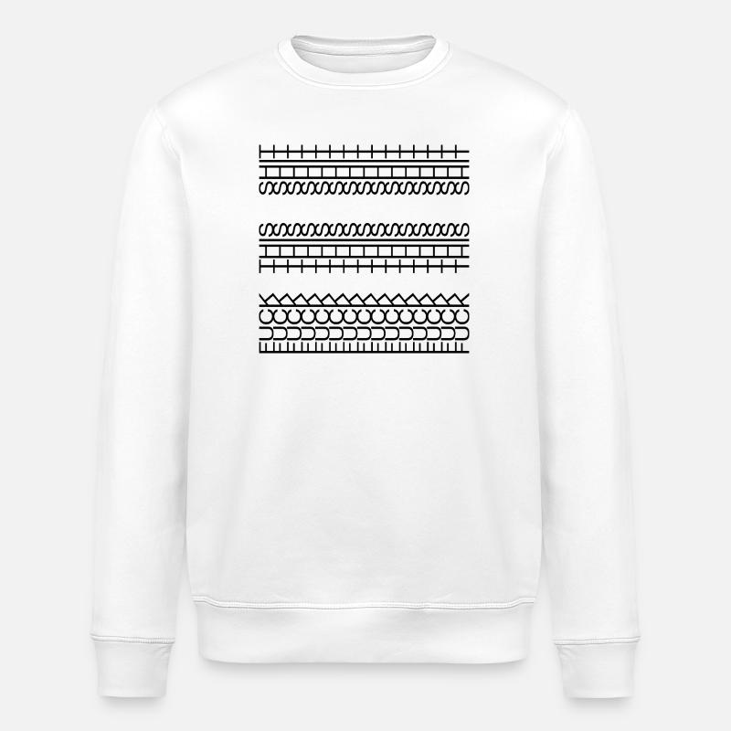 de merde - Sweat bio ROLLER Stanley/Stella Unisexe - blanc