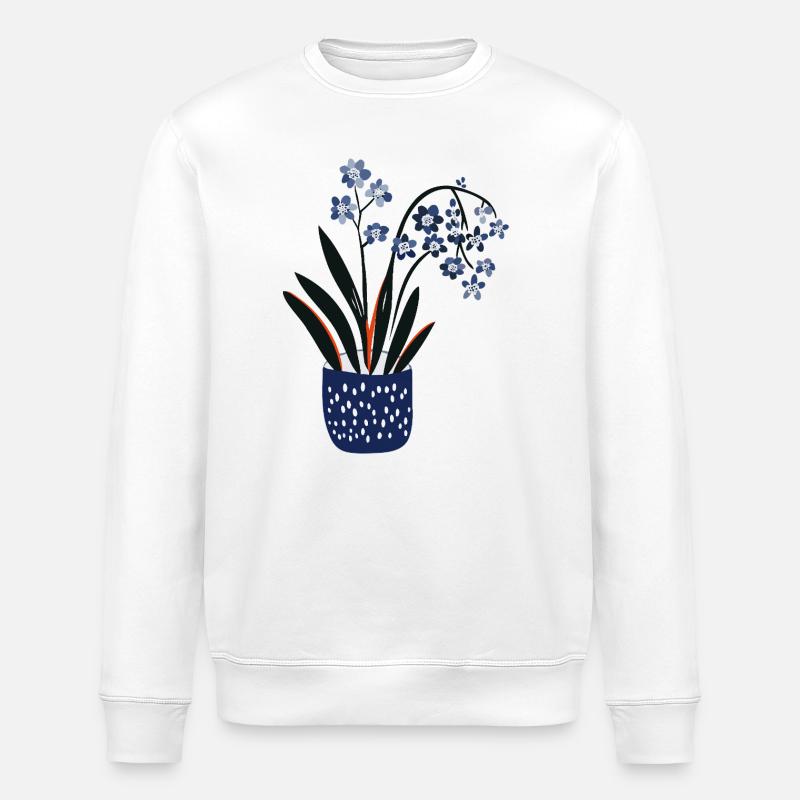 Conception de plante mignonne - Sweat bio ROLLER Stanley/Stella Unisexe - blanc