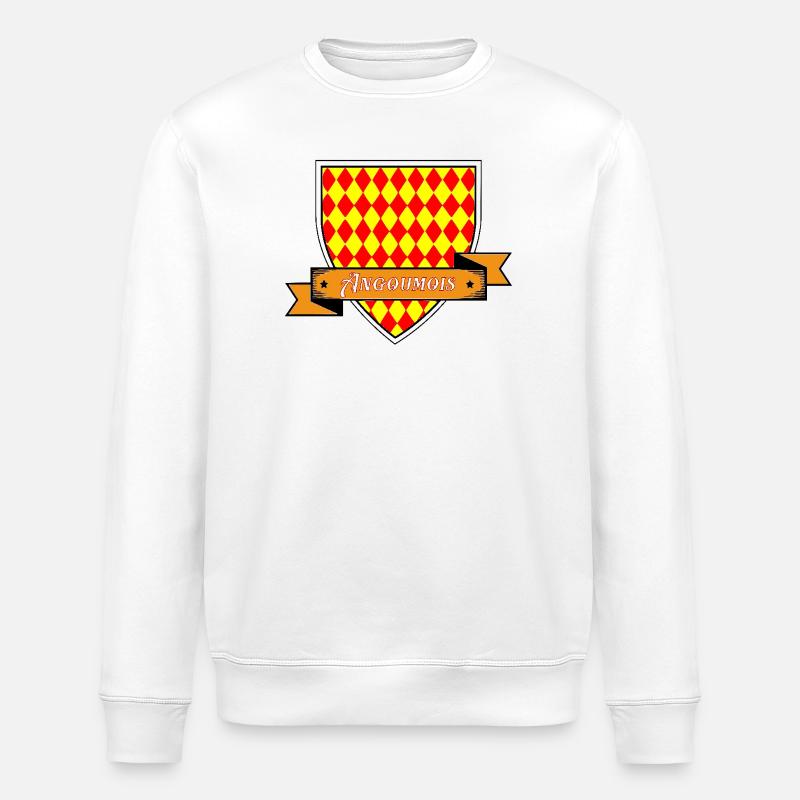 Angoumois - Stanley/Stella Unisex Bio-Sweatshirt ROLLER - Weiß