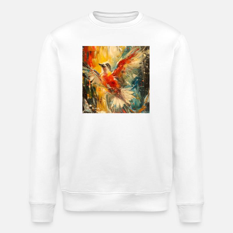 Feuervogel - Stanley/Stella Unisex Bio-Sweatshirt ROLLER - Weiß