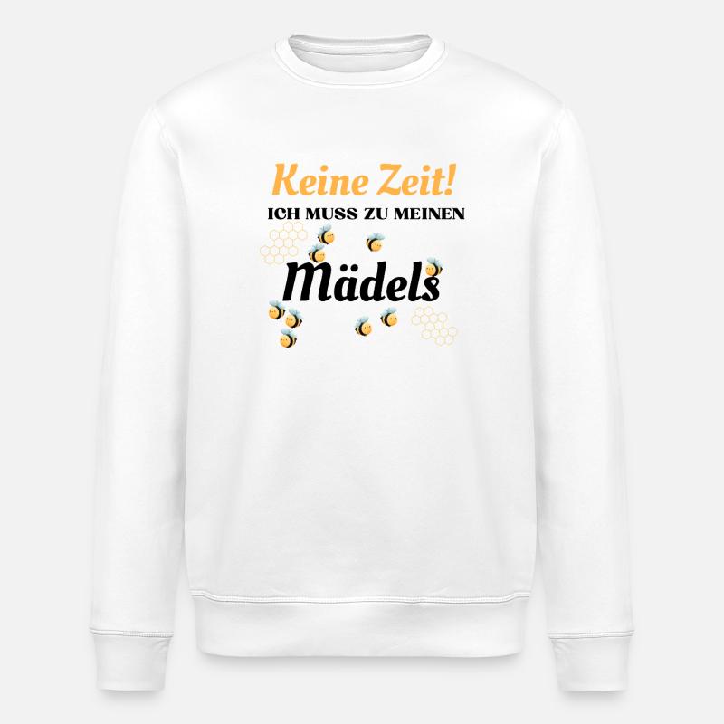 Biene Imker - Stanley/Stella Unisex Bio-Sweatshirt ROLLER - Weiß