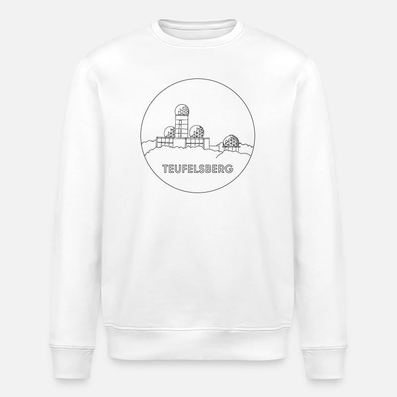 Teufelsberg, Berlin - Sweat bio ROLLER Stanley/Stella Unisexe - blanc
