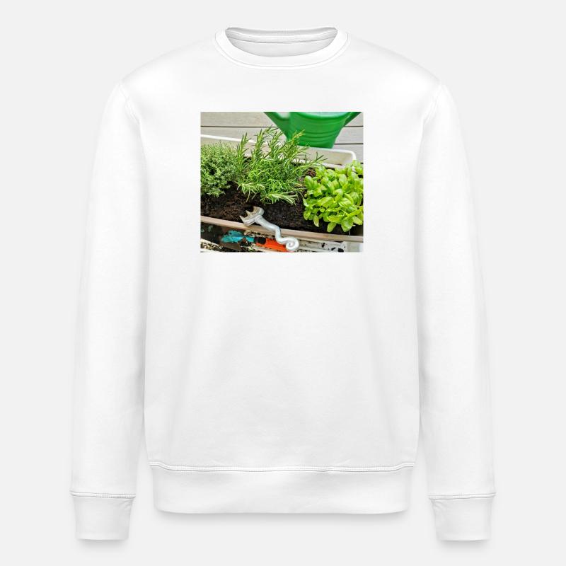 Kräuter - Stanley/Stella Unisex Bio-Sweatshirt ROLLER - Weiß