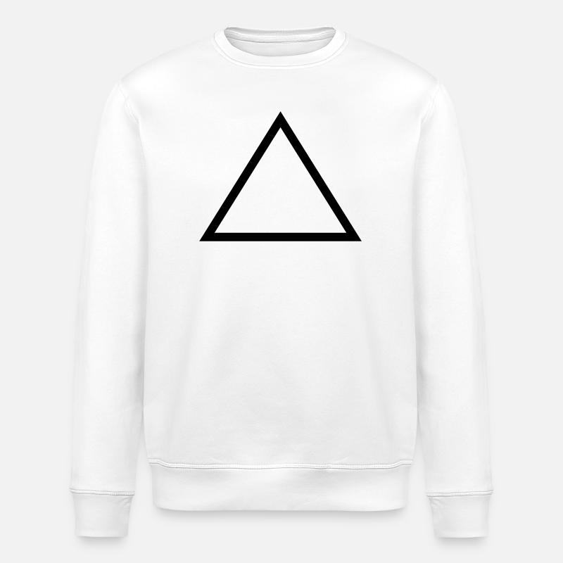 Triangle - Sweat bio ROLLER Stanley/Stella Unisexe - blanc