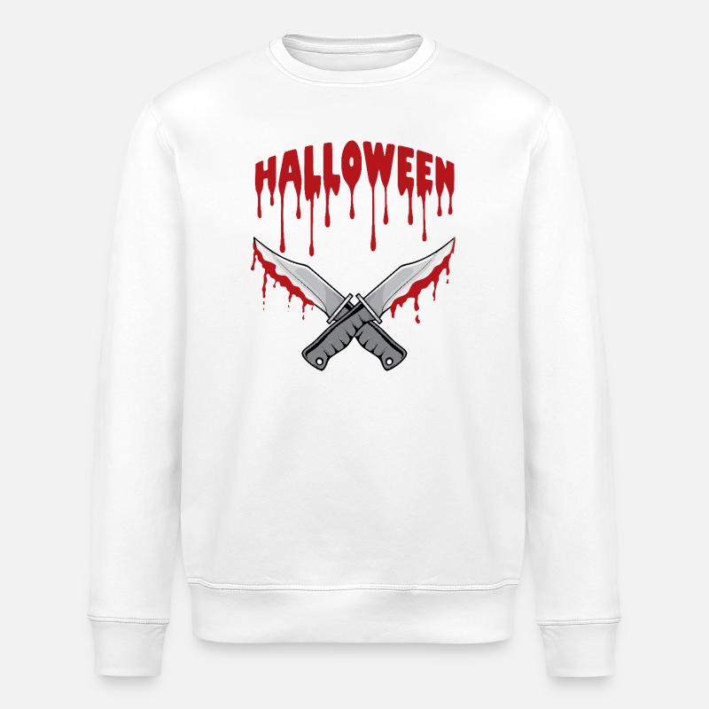 Halloween - Stanley/Stella Unisex Bio-Sweatshirt ROLLER - Weiß