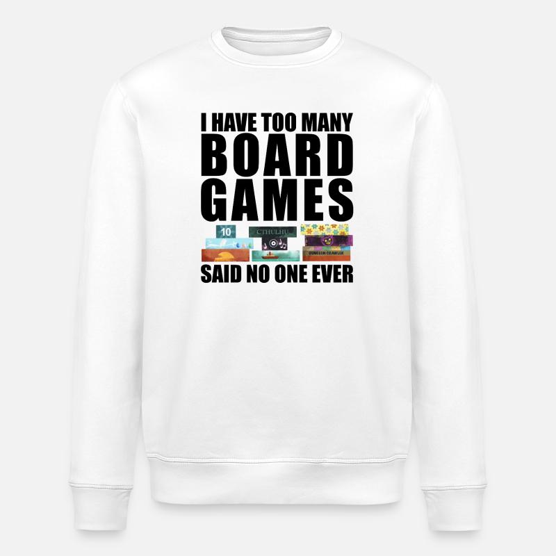 No one ever - Stanley/Stella ROLLER Unisex Organic Sweatshirt - white