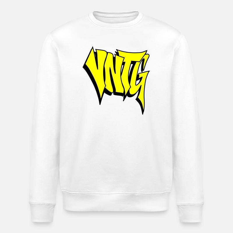 VNTG - Stanley/Stella Unisex Bio-Sweatshirt ROLLER - Weiß
