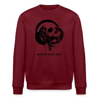 Sound of silence - Stanley/Stella Unisex Bio-Sweatshirt ROLLER - Weiß - Vorne - Nik (191cm)