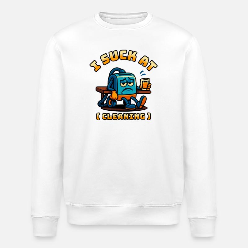 Je soupire en - Sweat bio ROLLER Stanley/Stella Unisexe - blanc
