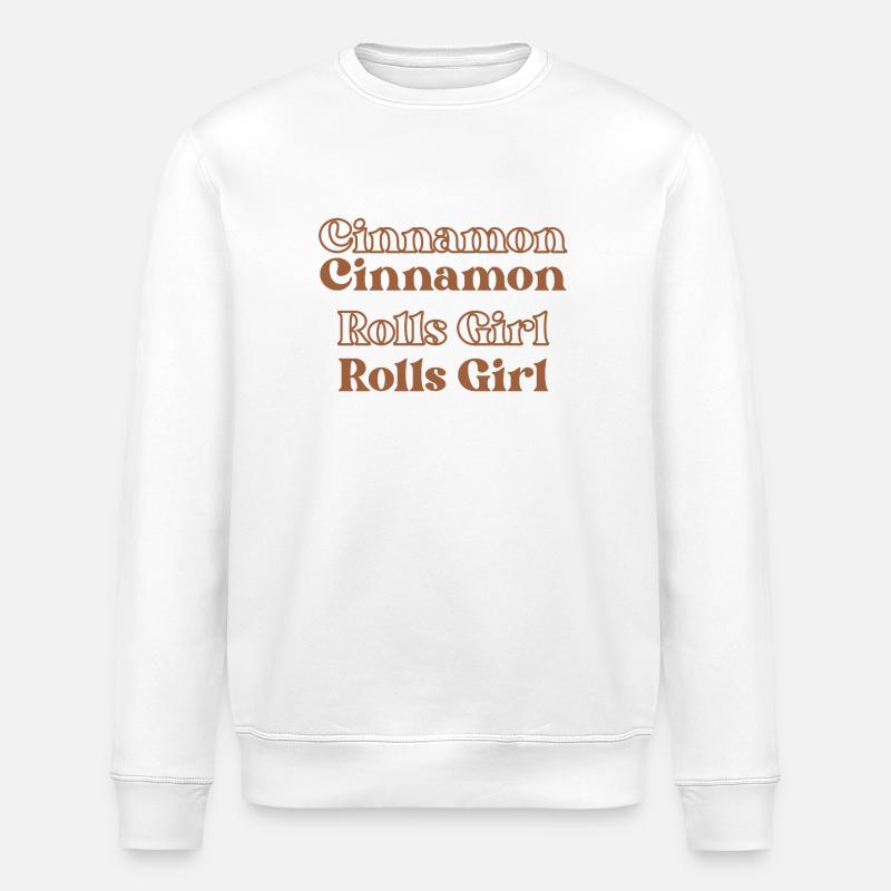 Cinnamon Rolls Girl - Stanley/Stella Unisex Bio-Sweatshirt ROLLER - Weiß