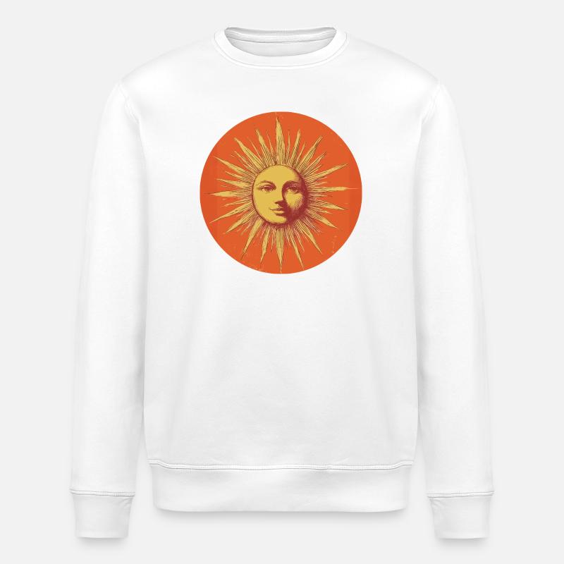 Soleil - Sweat bio ROLLER Stanley/Stella Unisexe - blanc