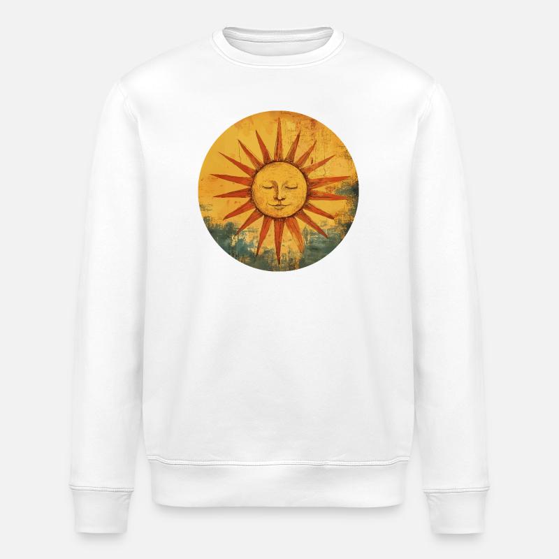 Sonne - Stanley/Stella Unisex Bio-Sweatshirt ROLLER - Weiß