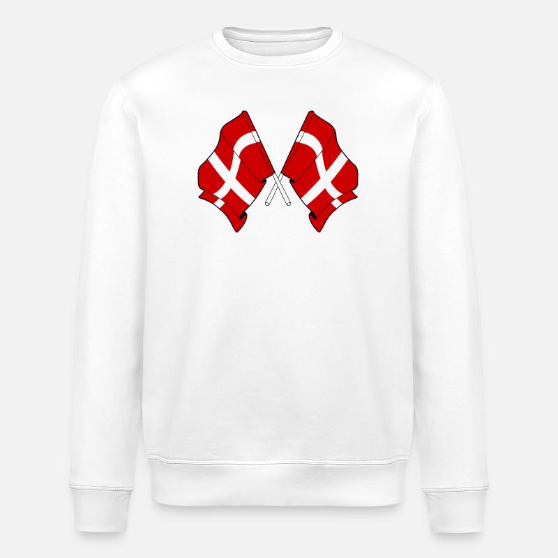 Savoyen, Frankreich – Double Pride - Stanley/Stella Unisex Bio-Sweatshirt ROLLER - Weiß