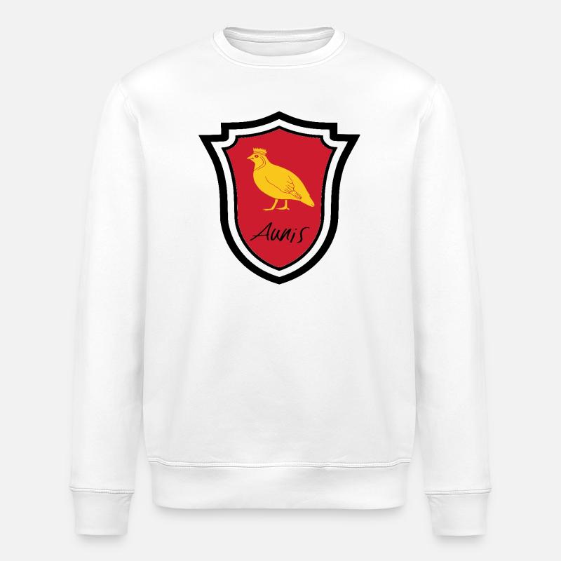 Aunis - Sweat bio ROLLER Stanley/Stella Unisexe - blanc