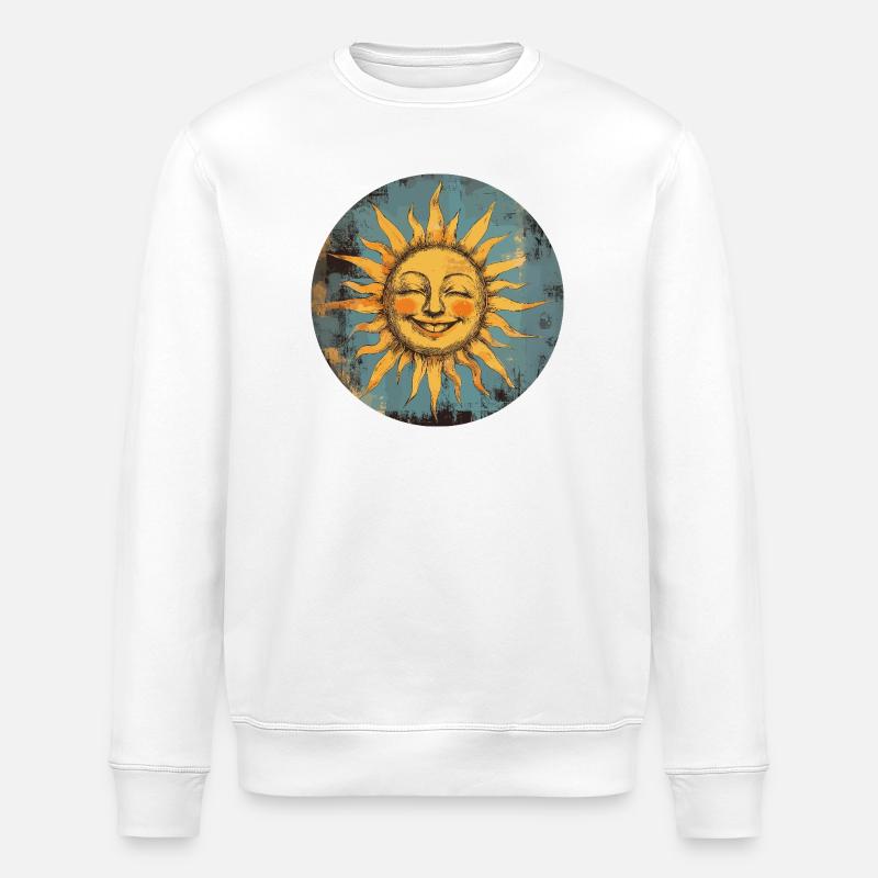 Sonne - Stanley/Stella Unisex Bio-Sweatshirt ROLLER - Weiß