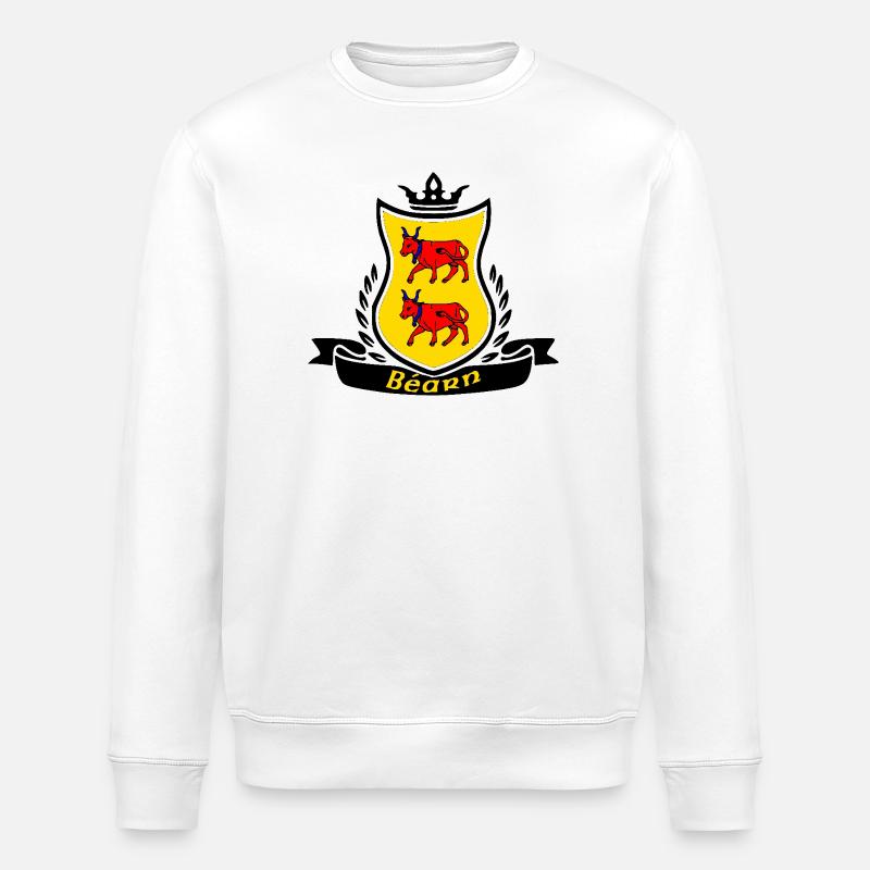 Béarn - Stanley/Stella ROLLER Unisex Organic Sweatshirt - white