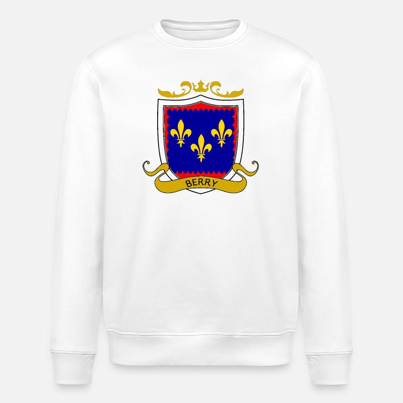 Beere - Stanley/Stella Unisex Bio-Sweatshirt ROLLER - Weiß