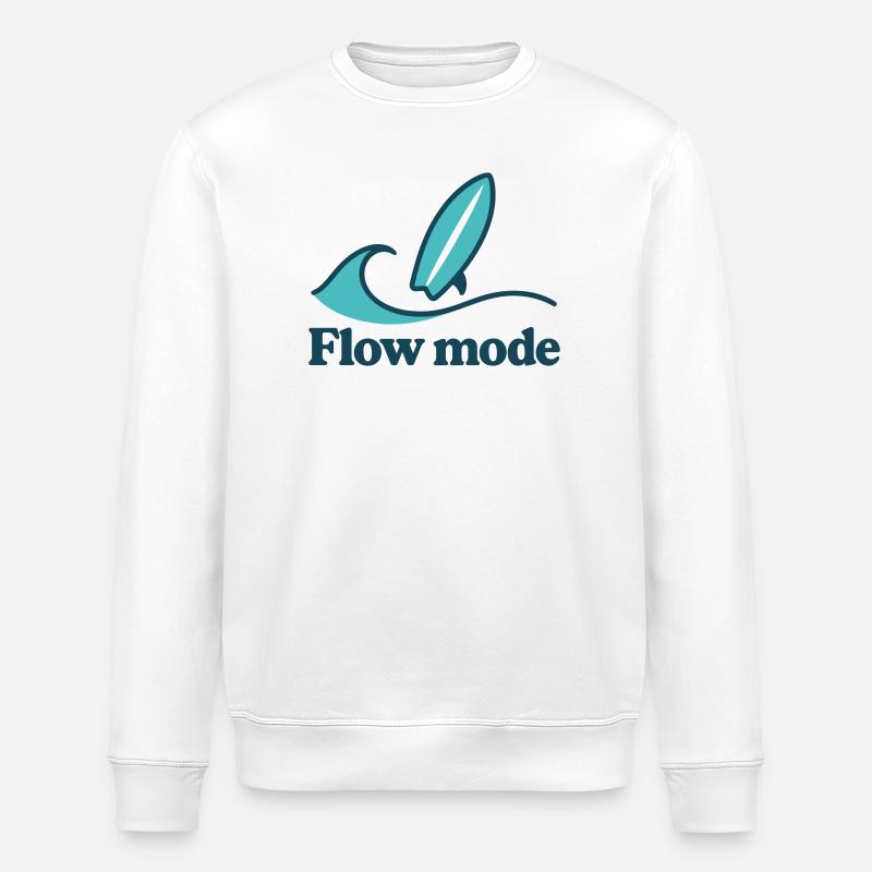 Mode d’écoulement - Sweat bio ROLLER Stanley/Stella Unisexe - blanc