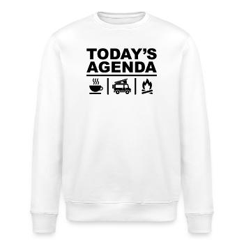 Todays Agenda - Stanley/Stella Unisex Bio-Sweatshirt ROLLER - Weiß - Vorne - Nik (191cm)