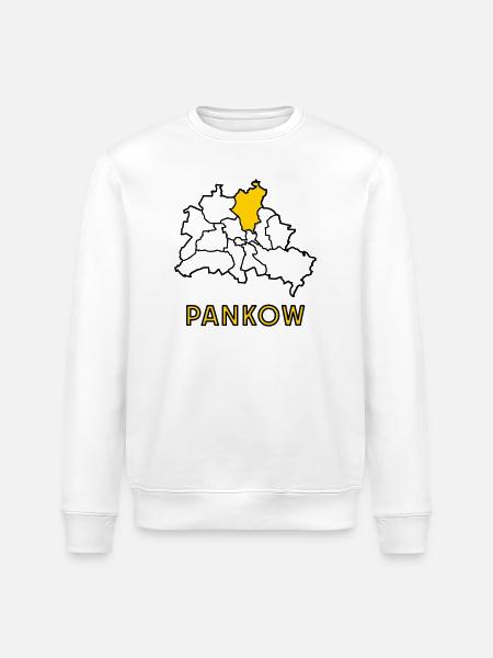 PANKOW, a district of Berlin - Stanley/Stella ROLLER Unisex Organic Sweatshirt - white