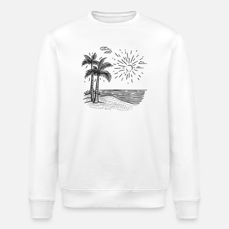 Vacation Mode - Stanley/Stella Unisex Bio-Sweatshirt ROLLER - Weiß