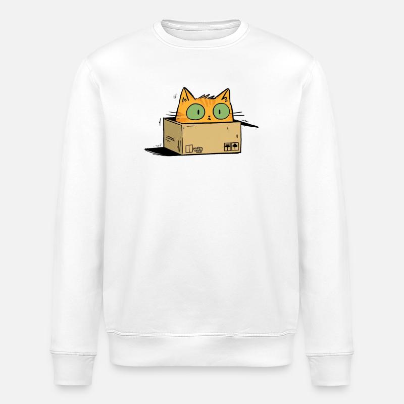 Mr Schroedinger - Stanley/Stella Unisex Bio-Sweatshirt ROLLER - Weiß