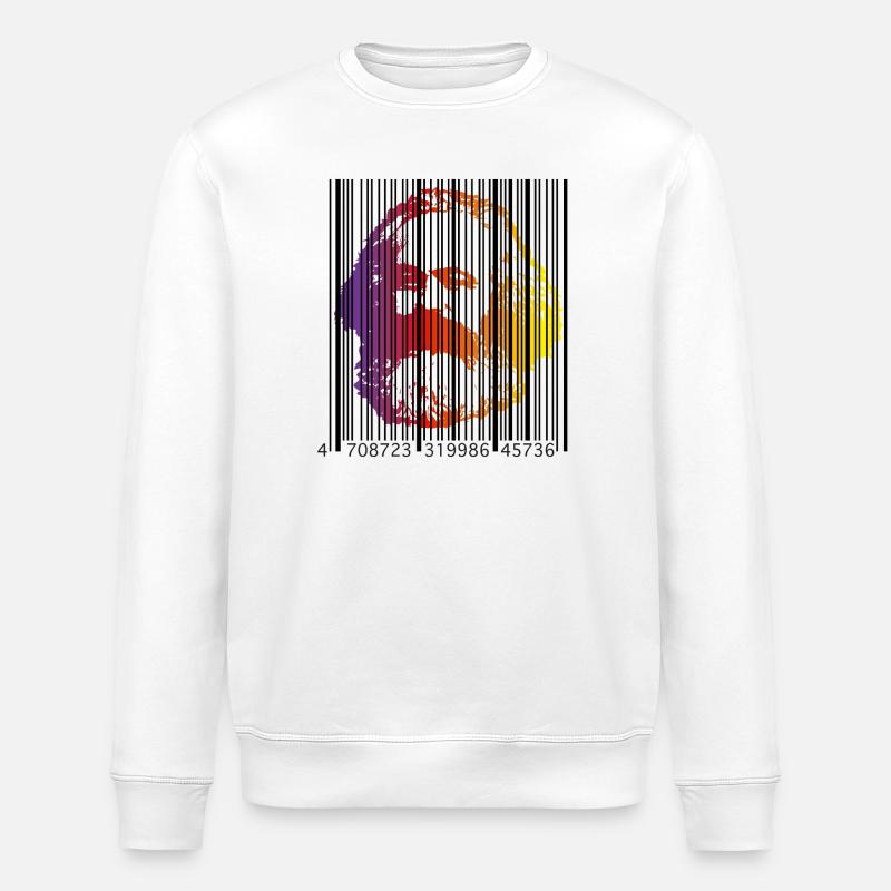 Marx hinter EAN - Stanley/Stella Unisex Bio-Sweatshirt ROLLER - Weiß