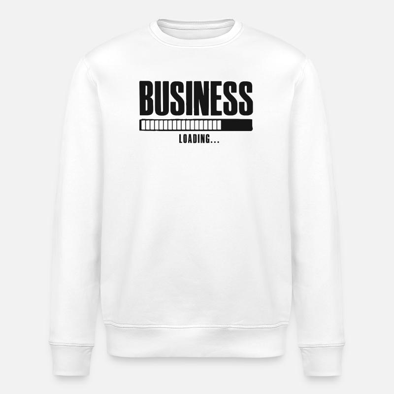 Business Loading Online Business Affiliate - Stanley/Stella ROLLER Unisex Organic Sweatshirt - white