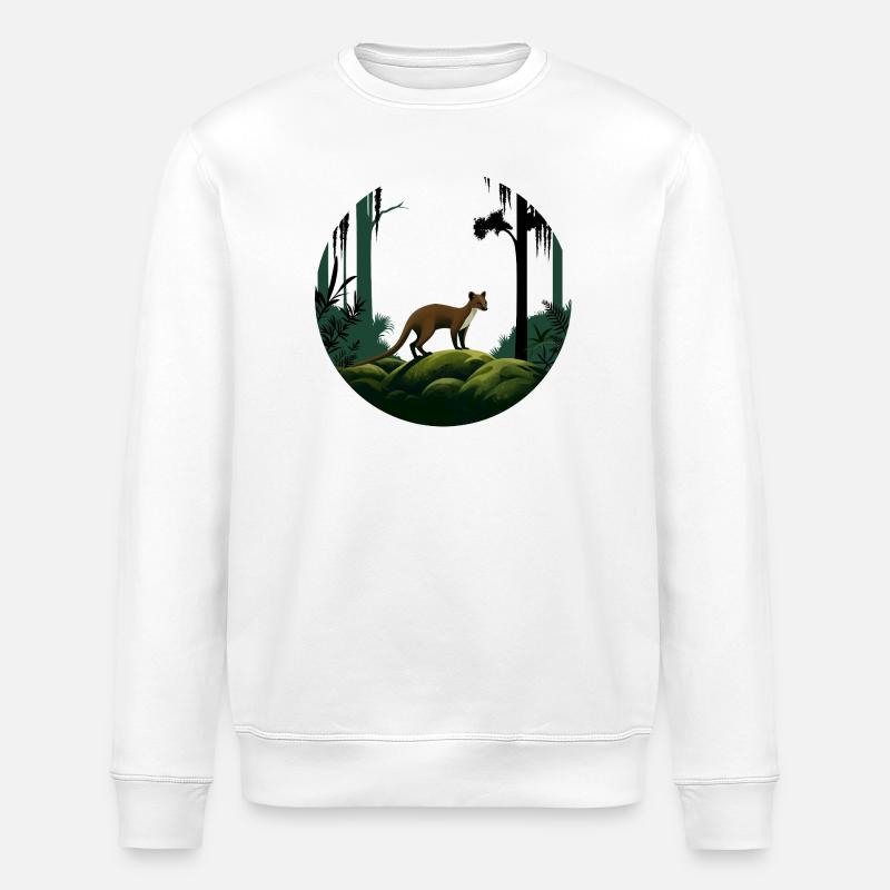 Fossa - Stanley/Stella ROLLER Unisex Organic Sweatshirt - white