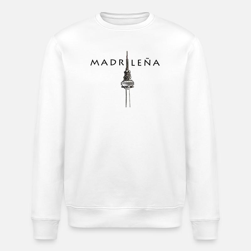 MADRILÈNE - Sweat bio ROLLER Stanley/Stella Unisexe - blanc