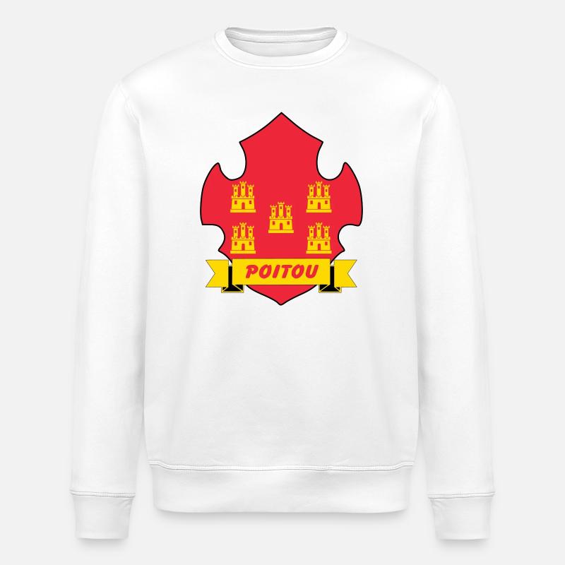 Poitou - Stanley/Stella Unisex Bio-Sweatshirt ROLLER - Weiß
