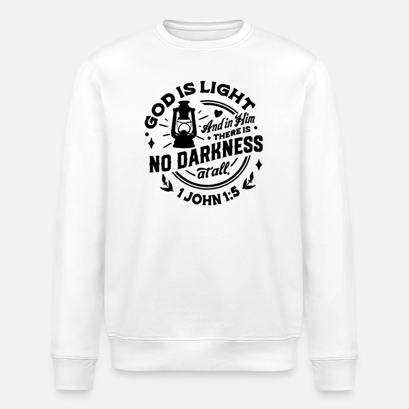 Ätherische himmlische Mondphasen Illustration - Stanley/Stella Unisex Bio-Sweatshirt ROLLER - Weiß