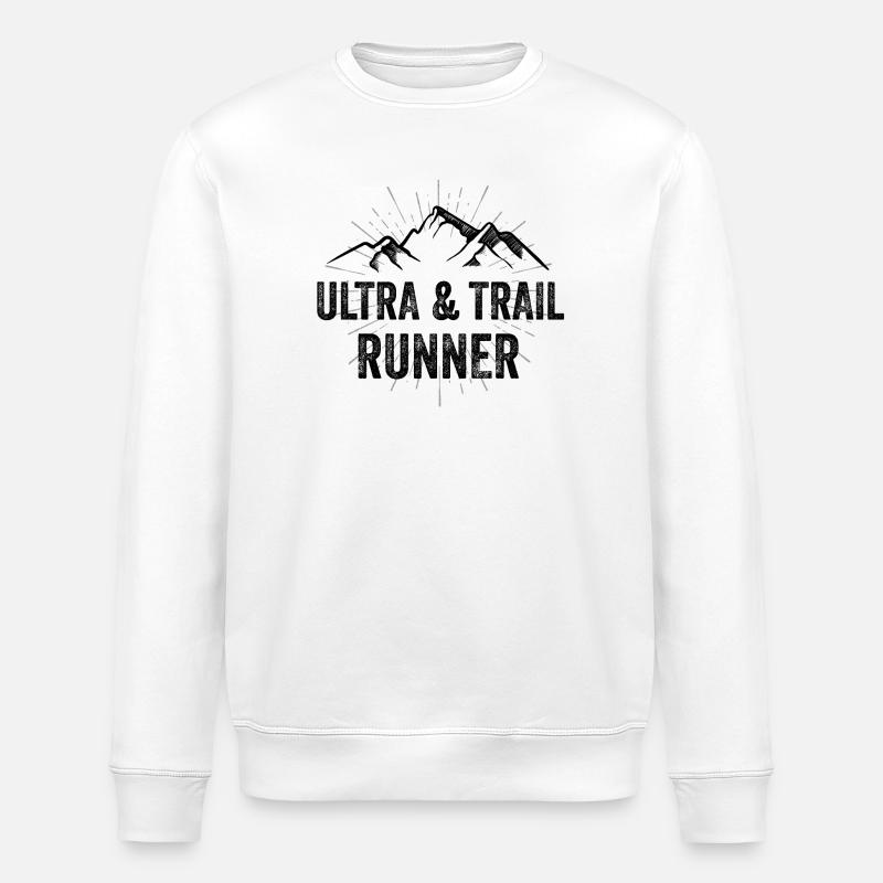 Ultra & Trail Runner - Sweat bio ROLLER Stanley/Stella Unisexe - blanc