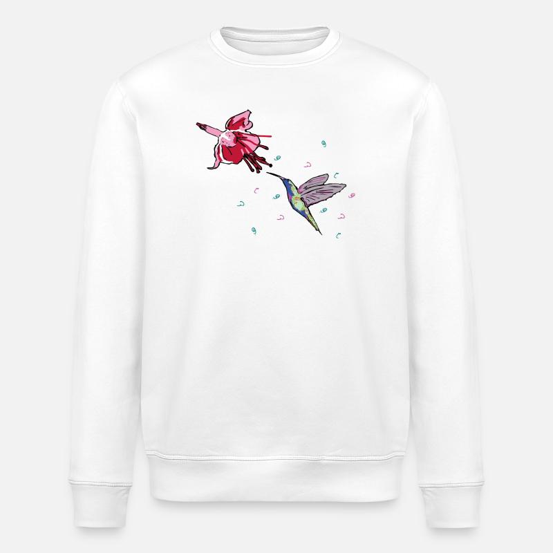 Kolibri - Stanley/Stella Unisex Bio-Sweatshirt ROLLER - Weiß