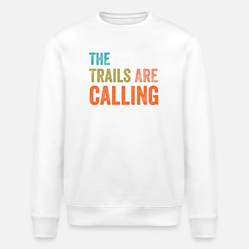 Les sentiers vous appellent - Sweat bio ROLLER Stanley/Stella Unisexe - blanc