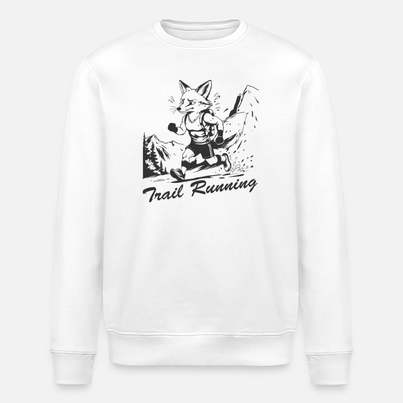 Trail running - Sweat bio ROLLER Stanley/Stella Unisexe - blanc