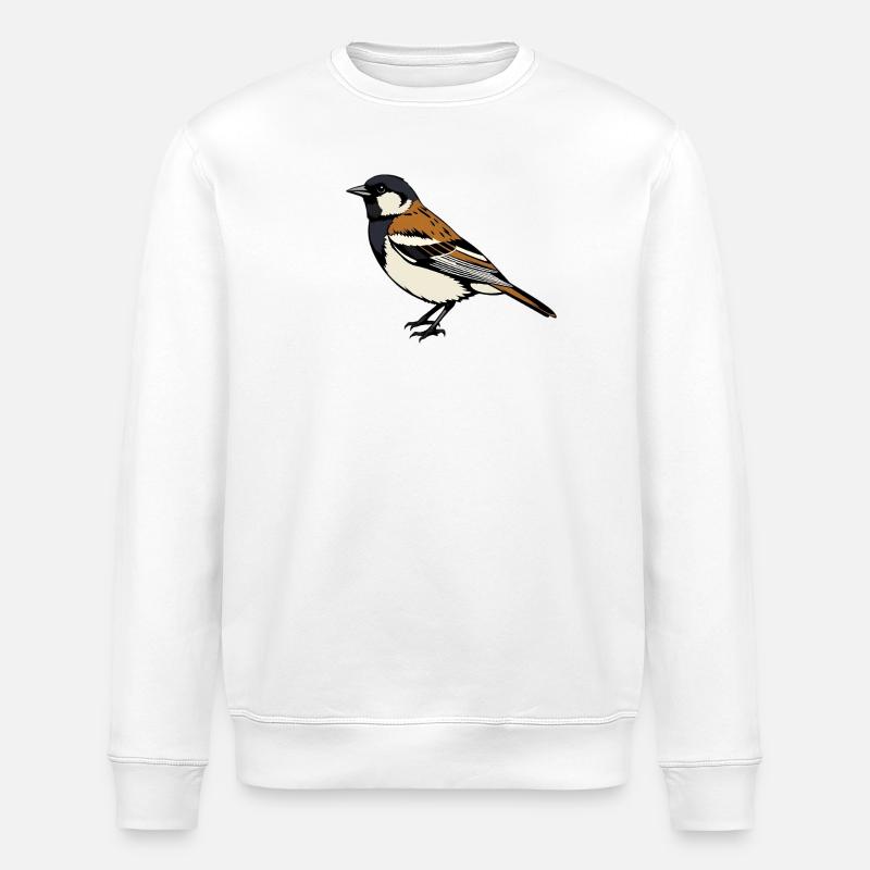 Sperling Vogel - Stanley/Stella Unisex Bio-Sweatshirt ROLLER - Weiß