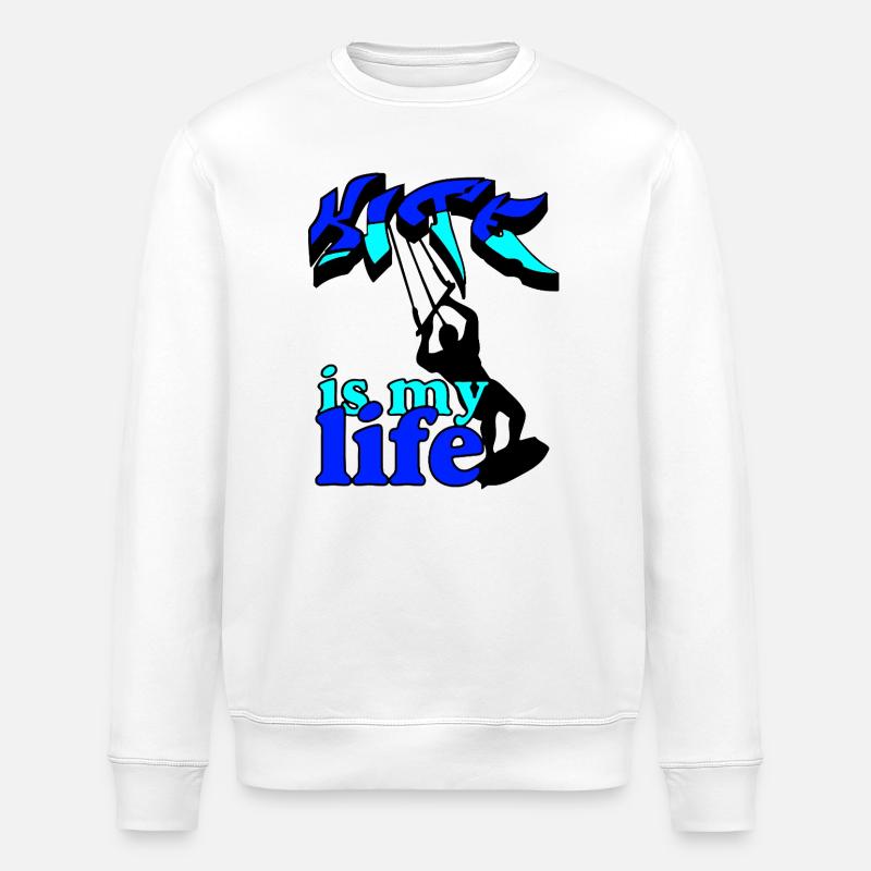 King is my life Graffiti - Sweat bio ROLLER Stanley/Stella Unisexe - blanc