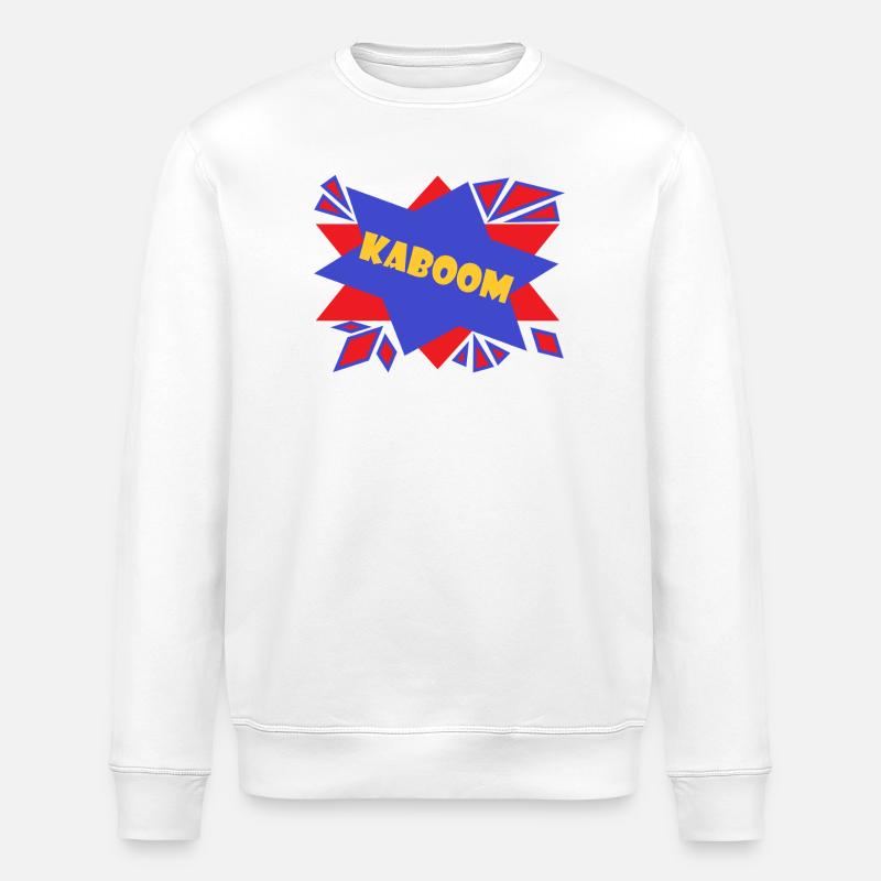 Bande dessinée Kaboom - Sweat bio ROLLER Stanley/Stella Unisexe - blanc