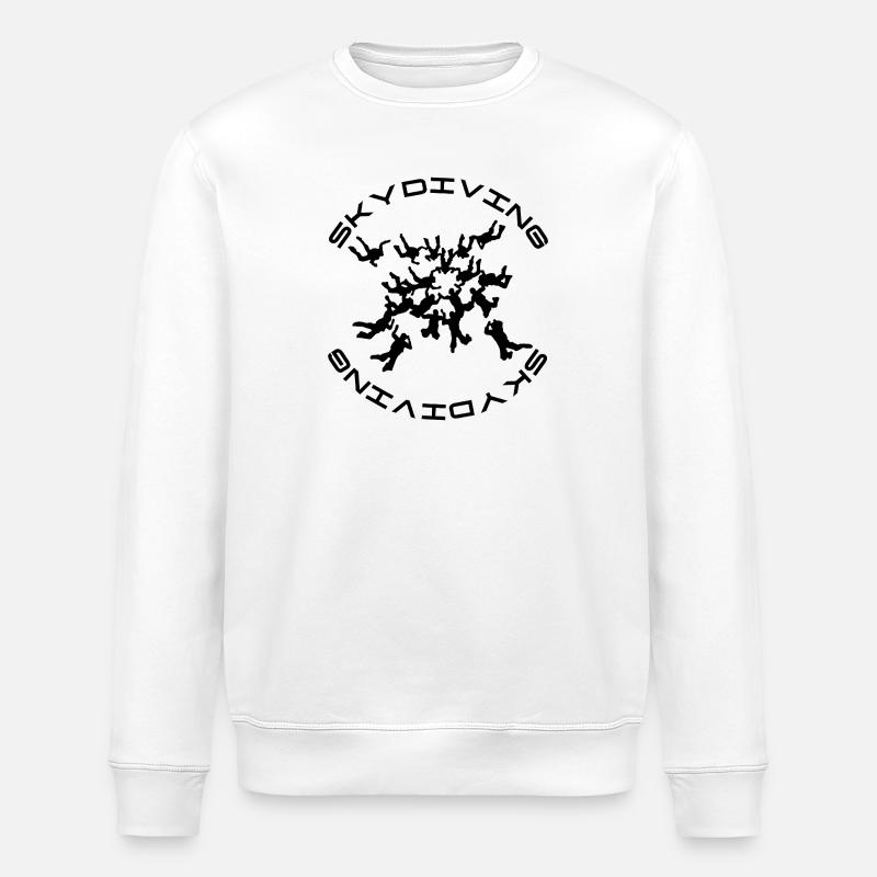 Parachutisme - Sweat bio ROLLER Stanley/Stella Unisexe - blanc