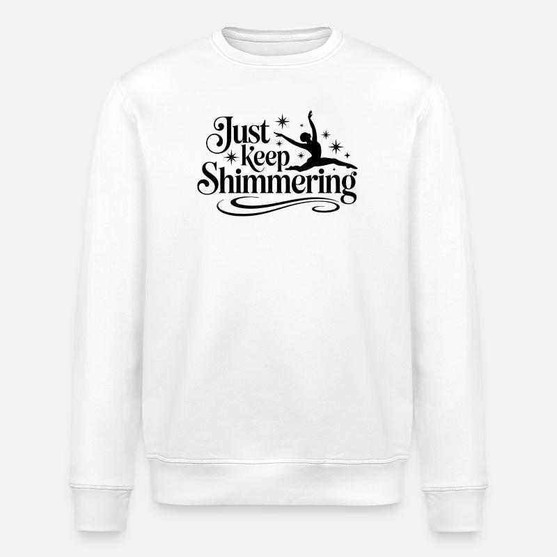Just Keep Shimmer nageur synchronisé - Sweat bio ROLLER Stanley/Stella Unisexe - blanc