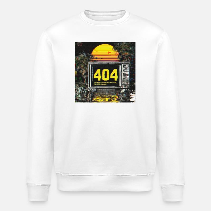 Error 404 – Motivation not found - Stanley/Stella Unisex Bio-Sweatshirt ROLLER - Weiß