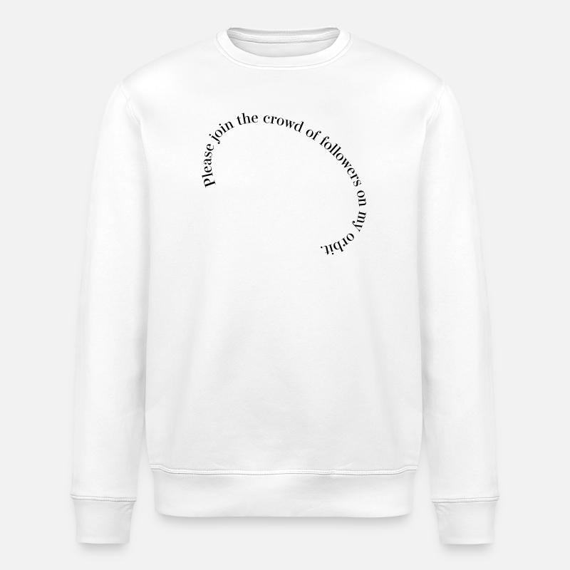 Mon orbite - Sweat bio ROLLER Stanley/Stella Unisexe - blanc