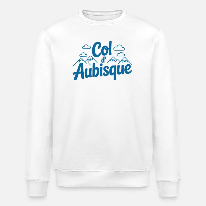 Col d’Aubisque Art ludique de l’escalade - Sweat bio ROLLER Stanley/Stella Unisexe - blanc