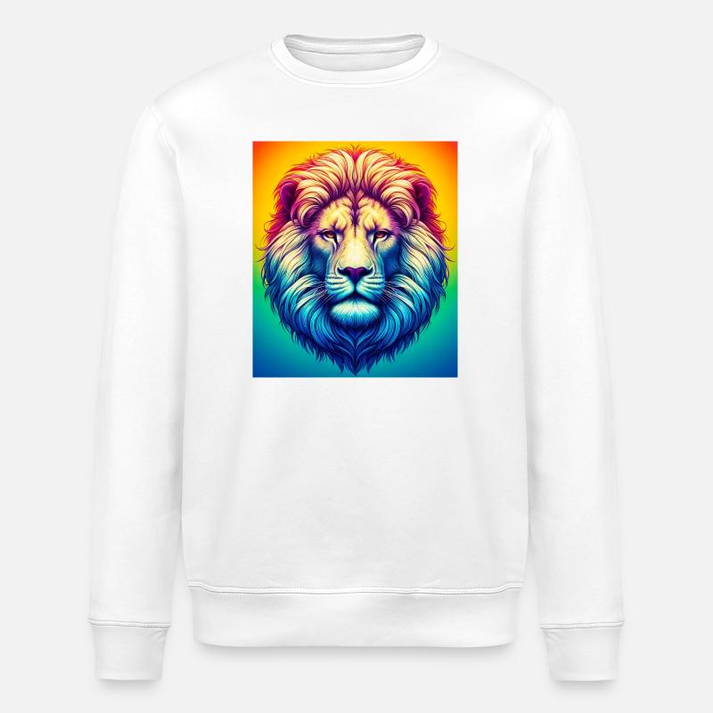 lion - Sweat bio ROLLER Stanley/Stella Unisexe - blanc