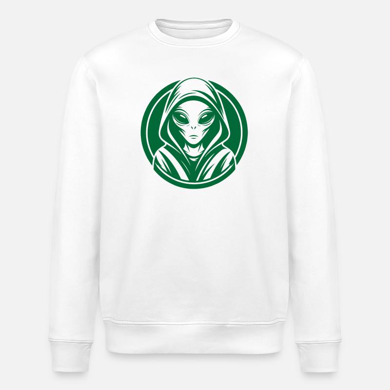 Étranger - Sweat bio ROLLER Stanley/Stella Unisexe - blanc