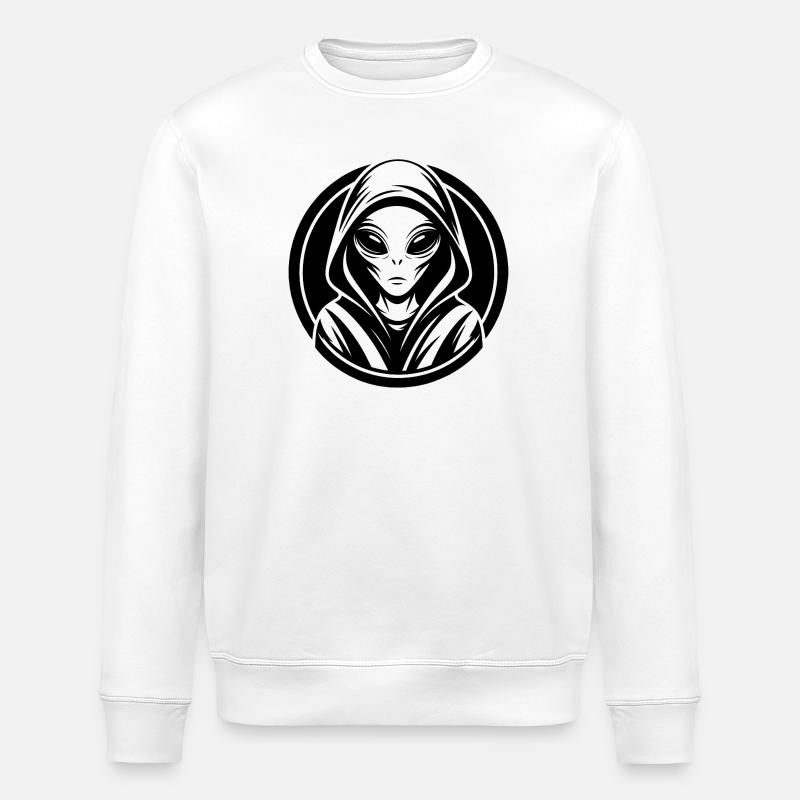 Étranger - Sweat bio ROLLER Stanley/Stella Unisexe - blanc