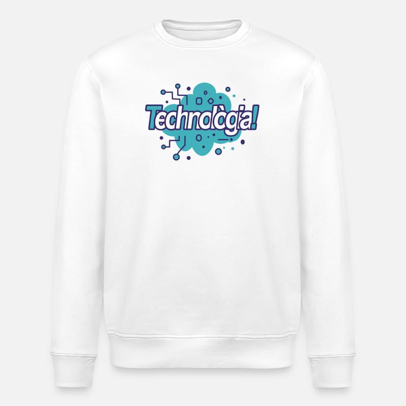 technology - Stanley/Stella ROLLER Unisex Organic Sweatshirt - white