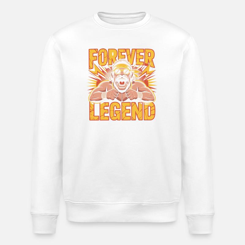Ewige Legende - Stanley/Stella Unisex Bio-Sweatshirt ROLLER - Weiß