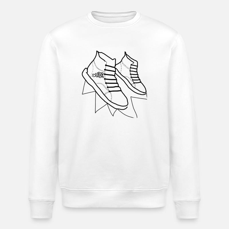 Tolle Schuhe - Stanley/Stella Unisex Bio-Sweatshirt ROLLER - Weiß